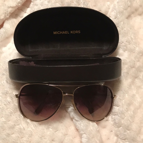 michael kors mk5004 chelsea aviator sunglasses rose gold